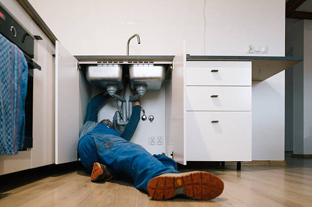 Professional Plumbing technician working in Birdsnest, VA
